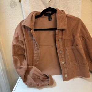 Forever 21 Brown Corduroy Utility Jacket